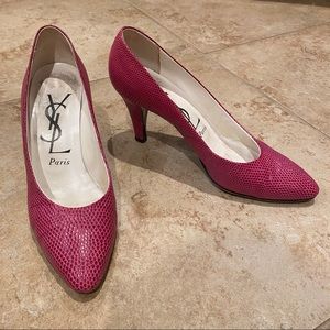 YSL - Magenta Heels